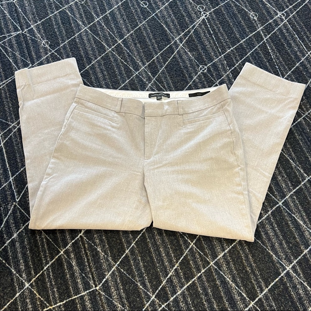 Banana Republic Light Grey Sloan Pants